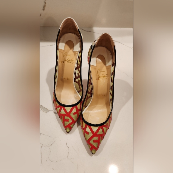 CHRISTIAN LOUBOUTIN Tititata 100mm Size 38 - Picture 12 of 12